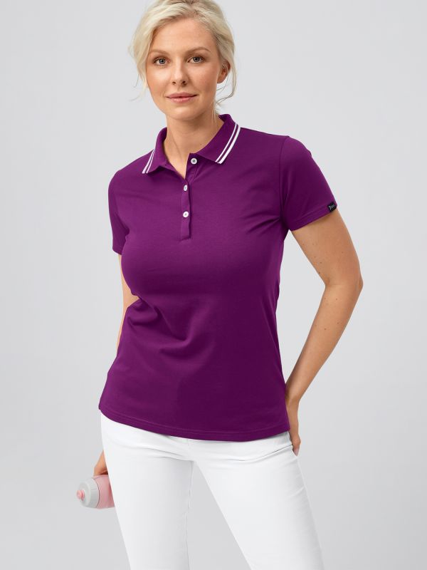 Poloshirt met shop zakken dames