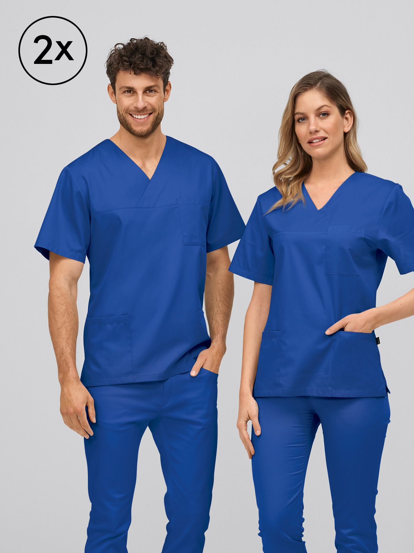 Unisex operatietuniek PISA – dubbelpak