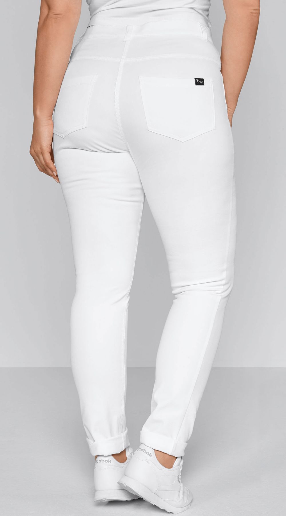 Witte tregging hoge taille 2025