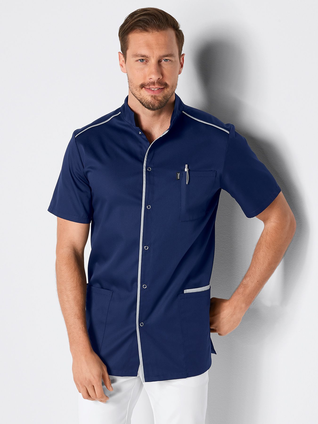 Herentuniek met drukknoopsluiting ANTRIM