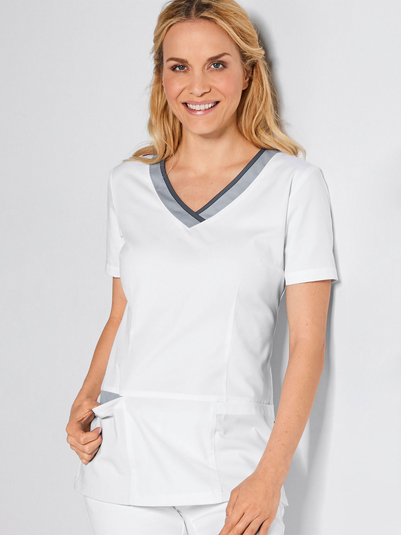 Tuniek met gekleurde details