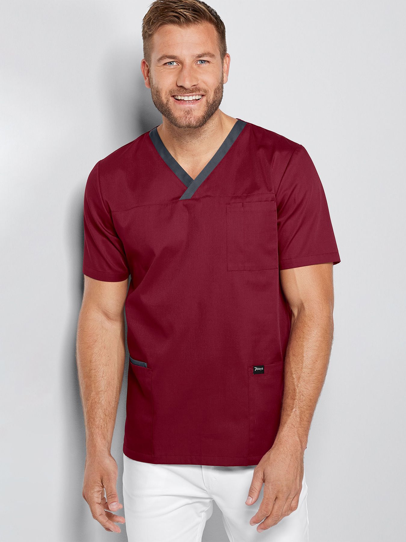 Herentuniek met kleurdetails