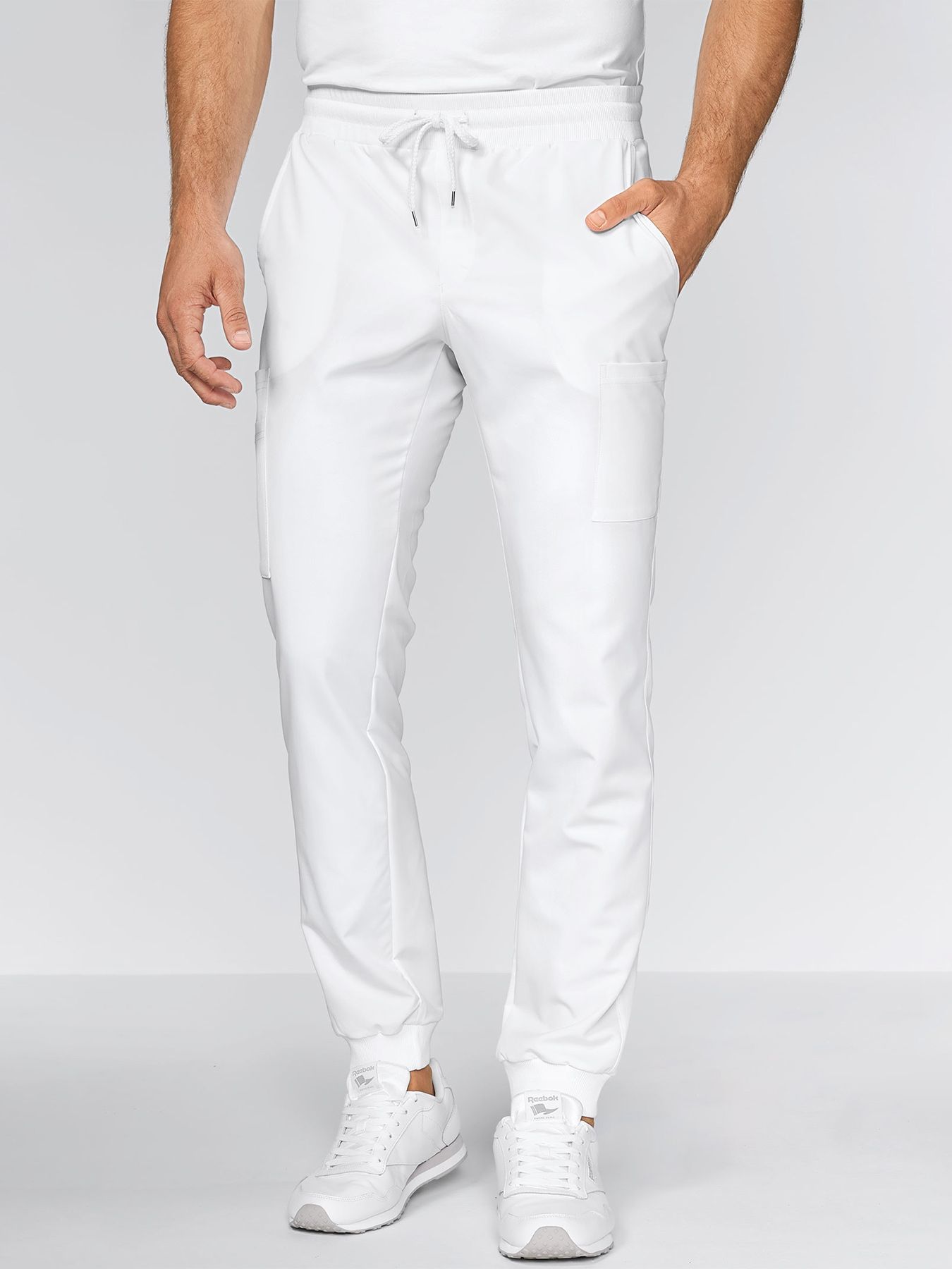 Herenbroek met elastische enkelboord RODEZ – active-stretch 