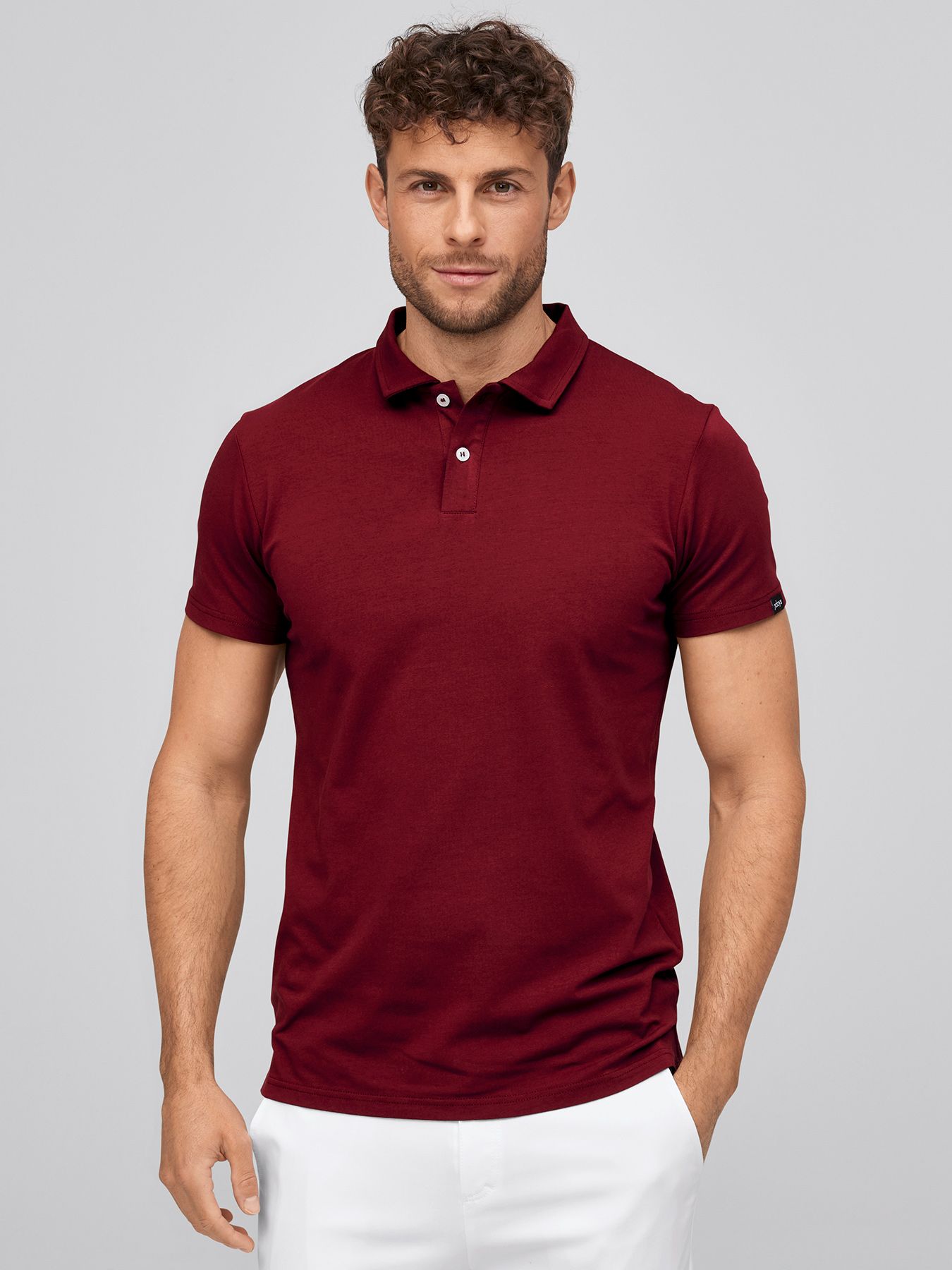 Unisex polo MADRID – single jersey 