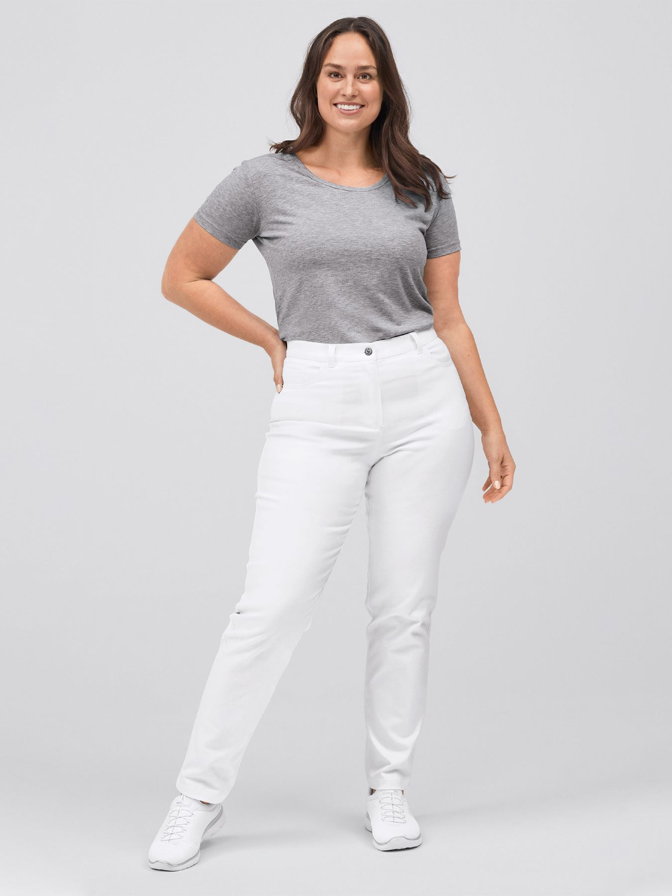 Comfort damesjeans RAVENNA – ondoorzichtig