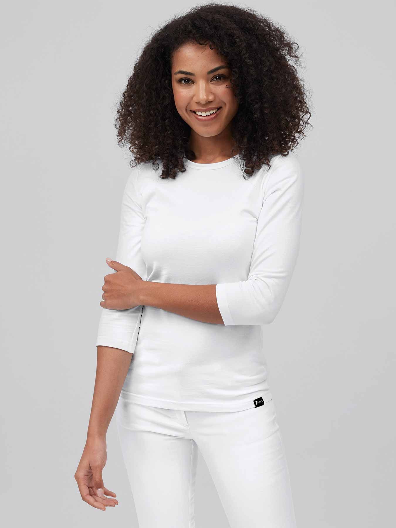 Damesshirt met ¾-mouwen RIGA, 60°-was