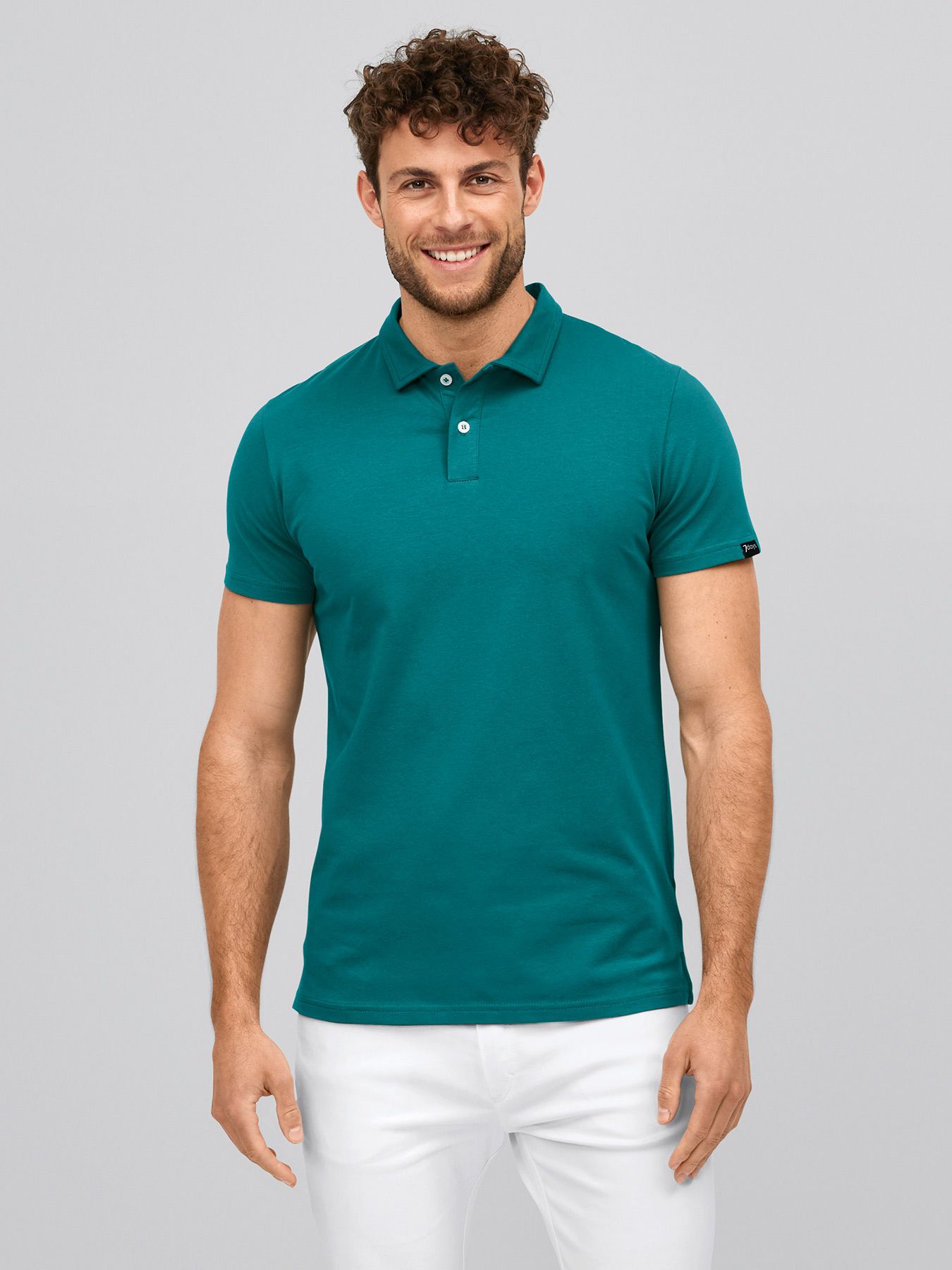 Unisex polo MADRID – single jersey 