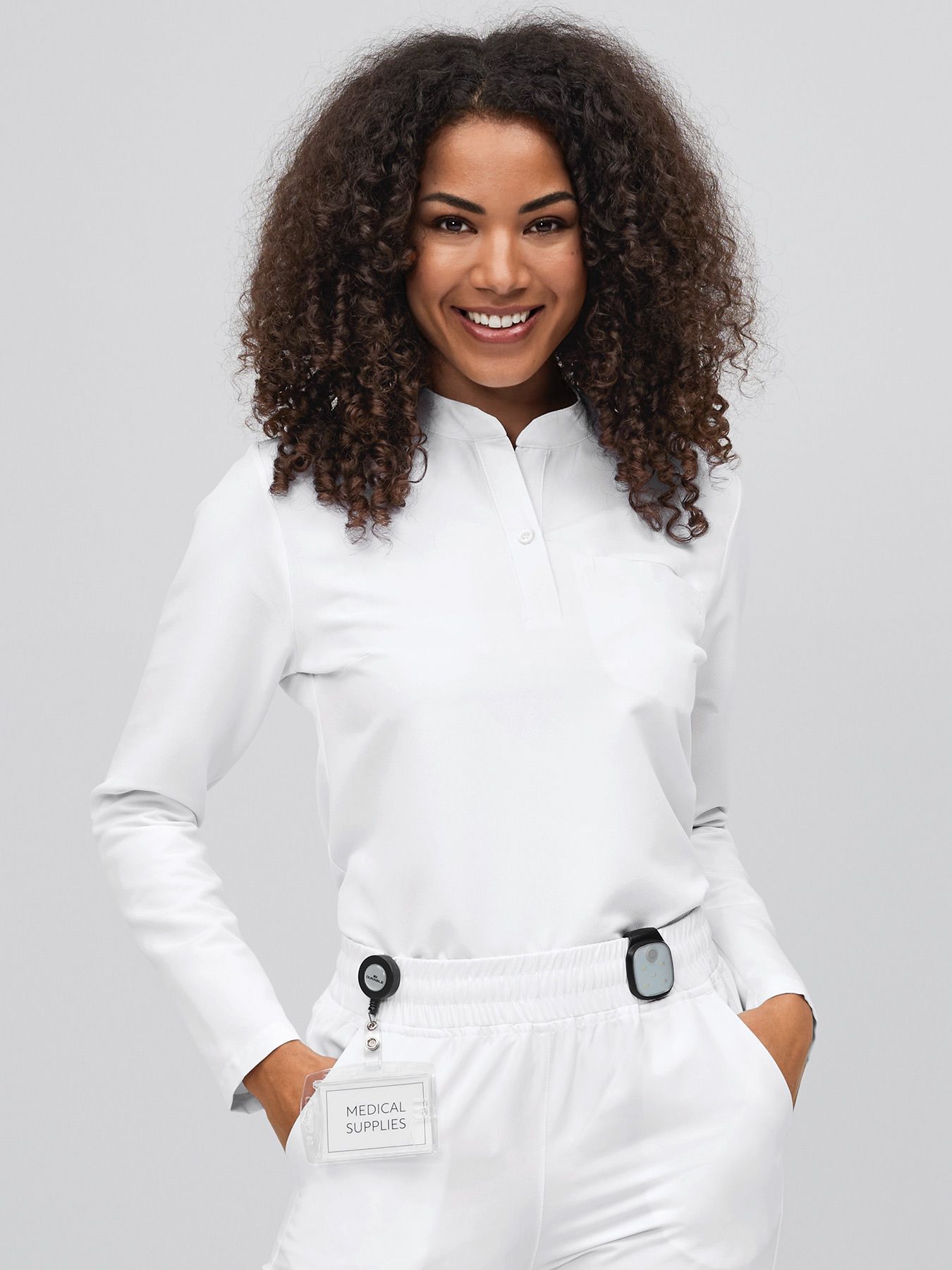 Damestuniek met lange mouwen – active-stretch