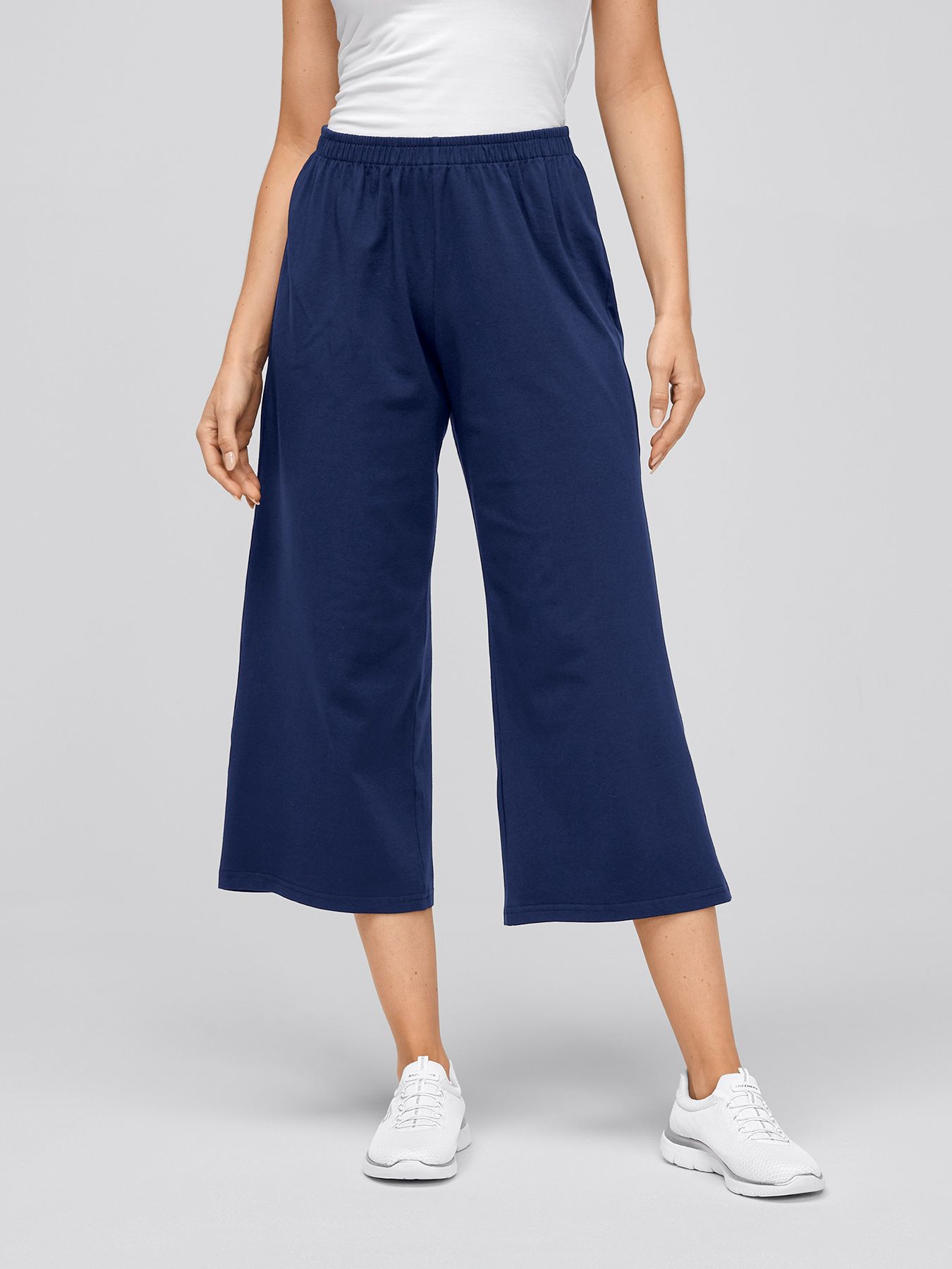 Culotte damesbroek met hoge taille WERNE – jersey