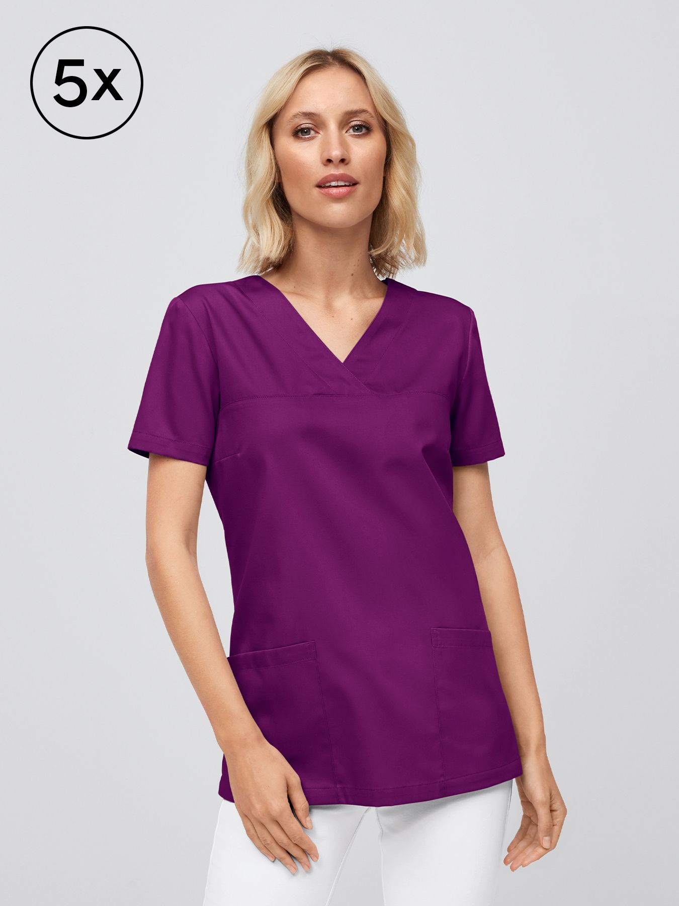 Slip-on damestuniek BORNA – 5-pack