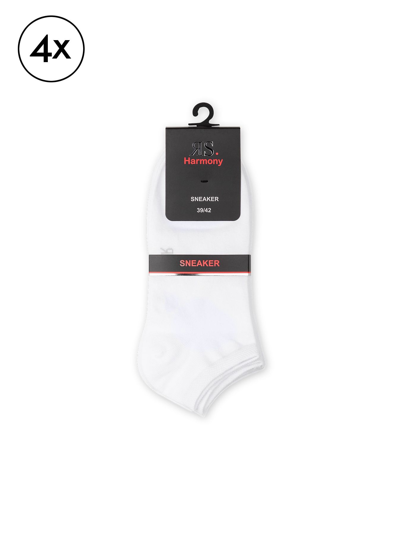Sneakersokken - 4-pack