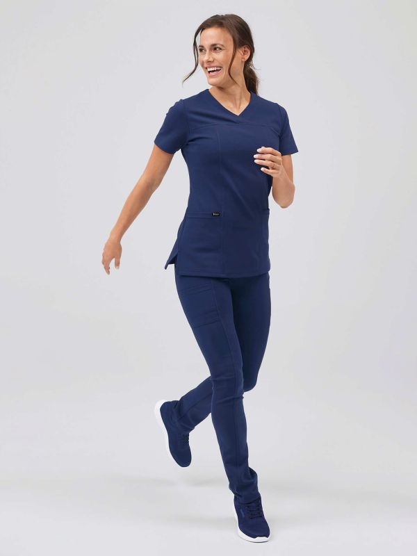 Legging van ondoorzichtige interlock jersey