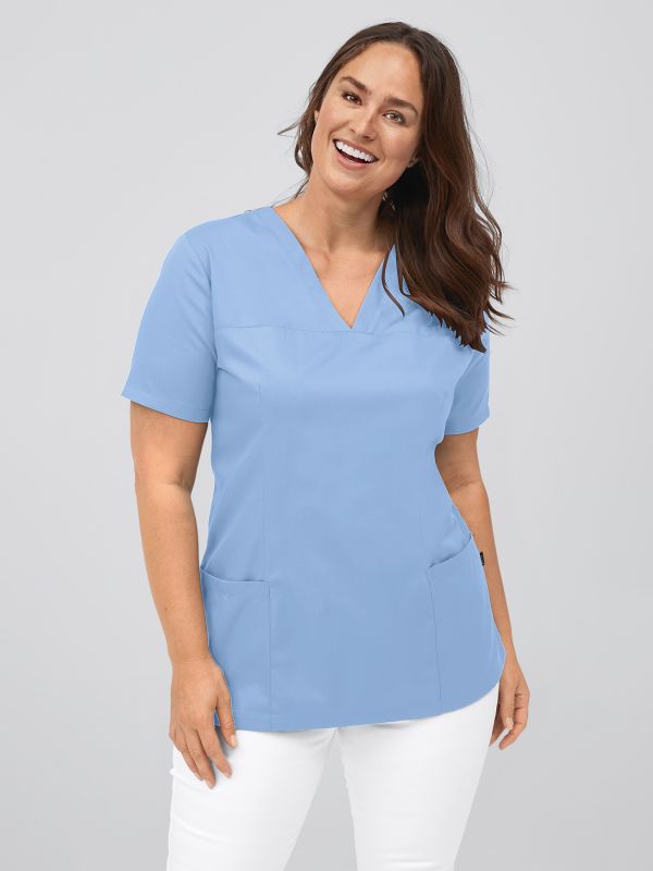 Slip on tuniek met V-hals - 60°-was