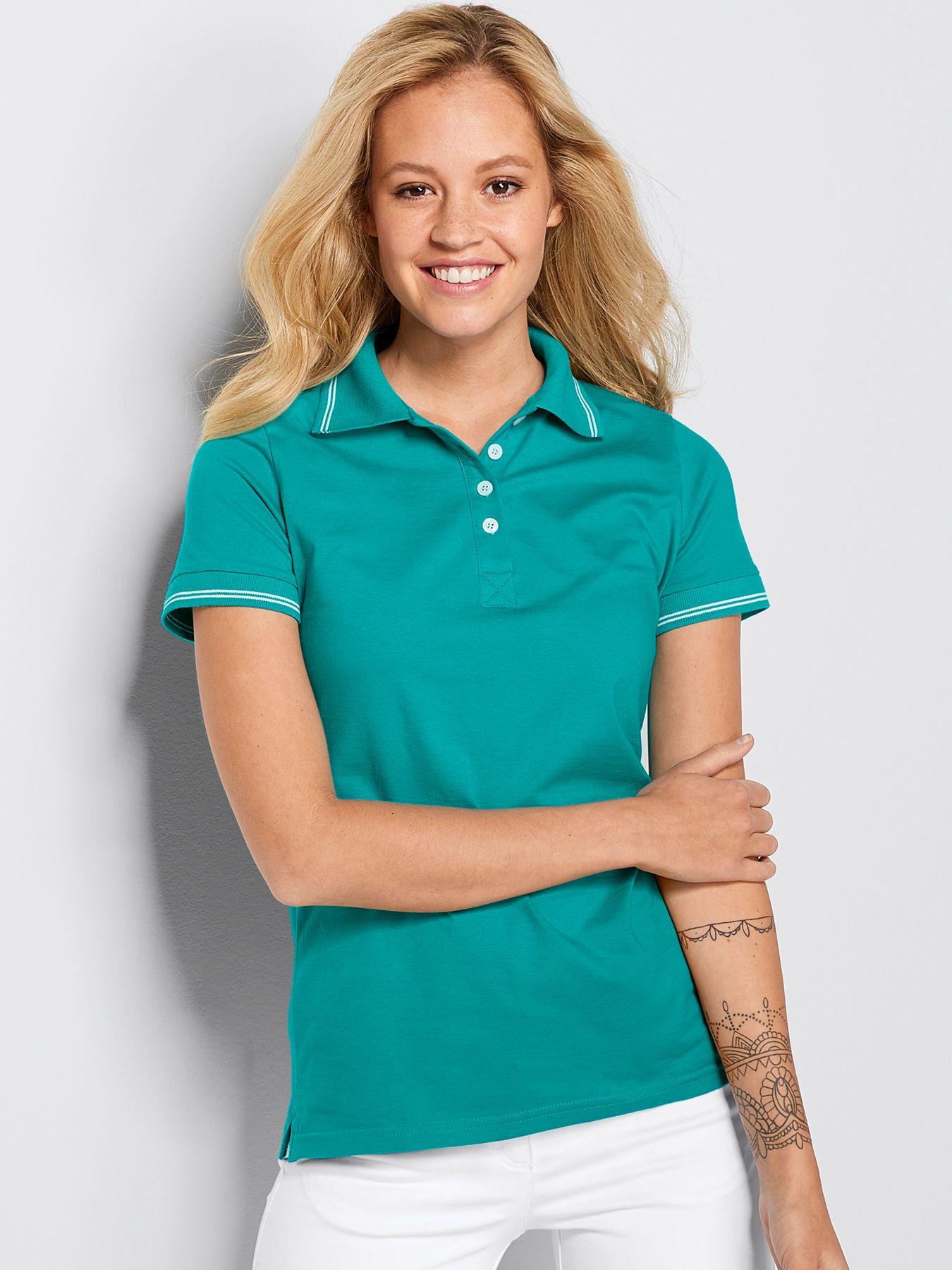Dames poloshirt – single jersey