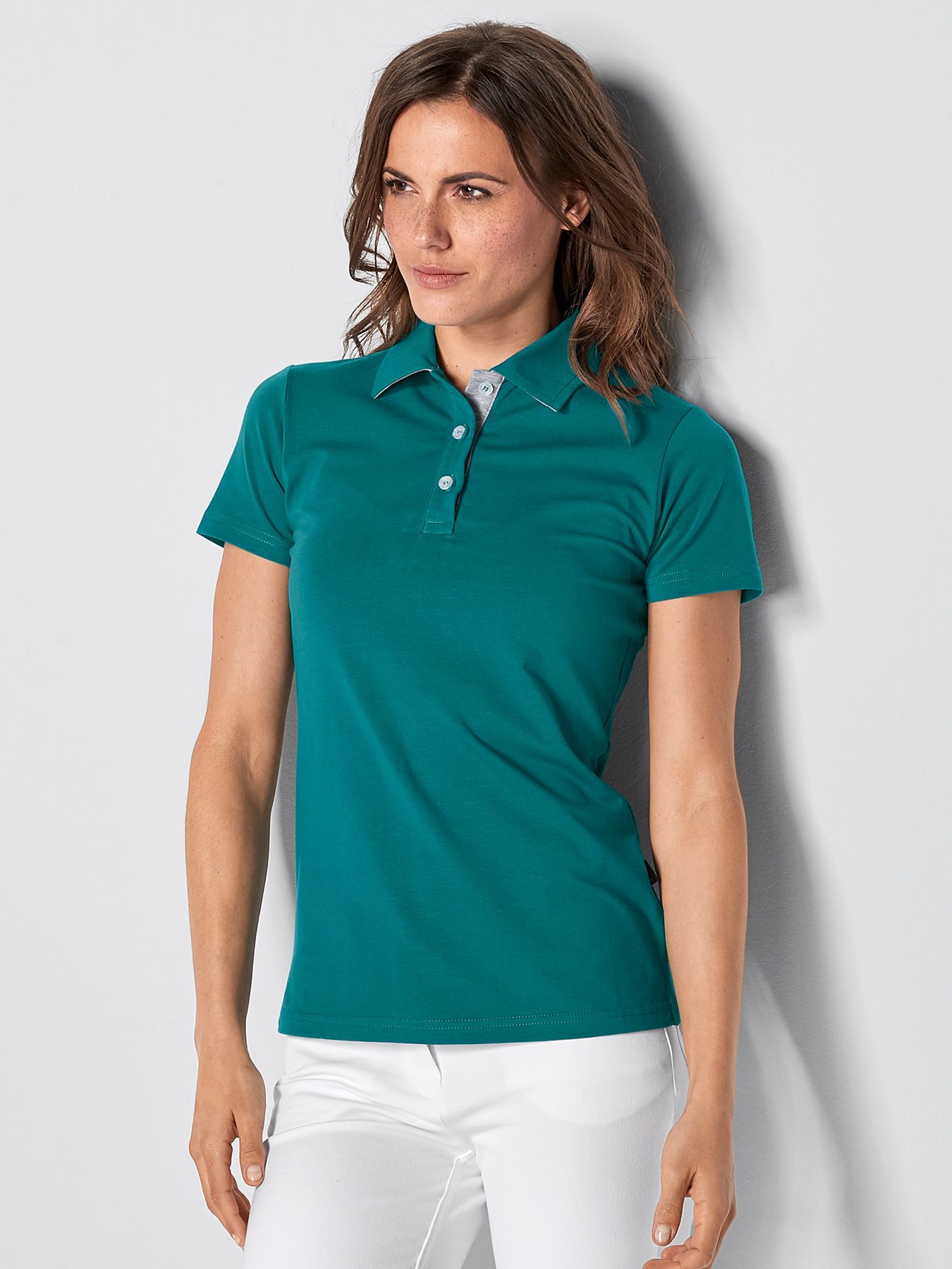 Dames poloshirt – single jersey