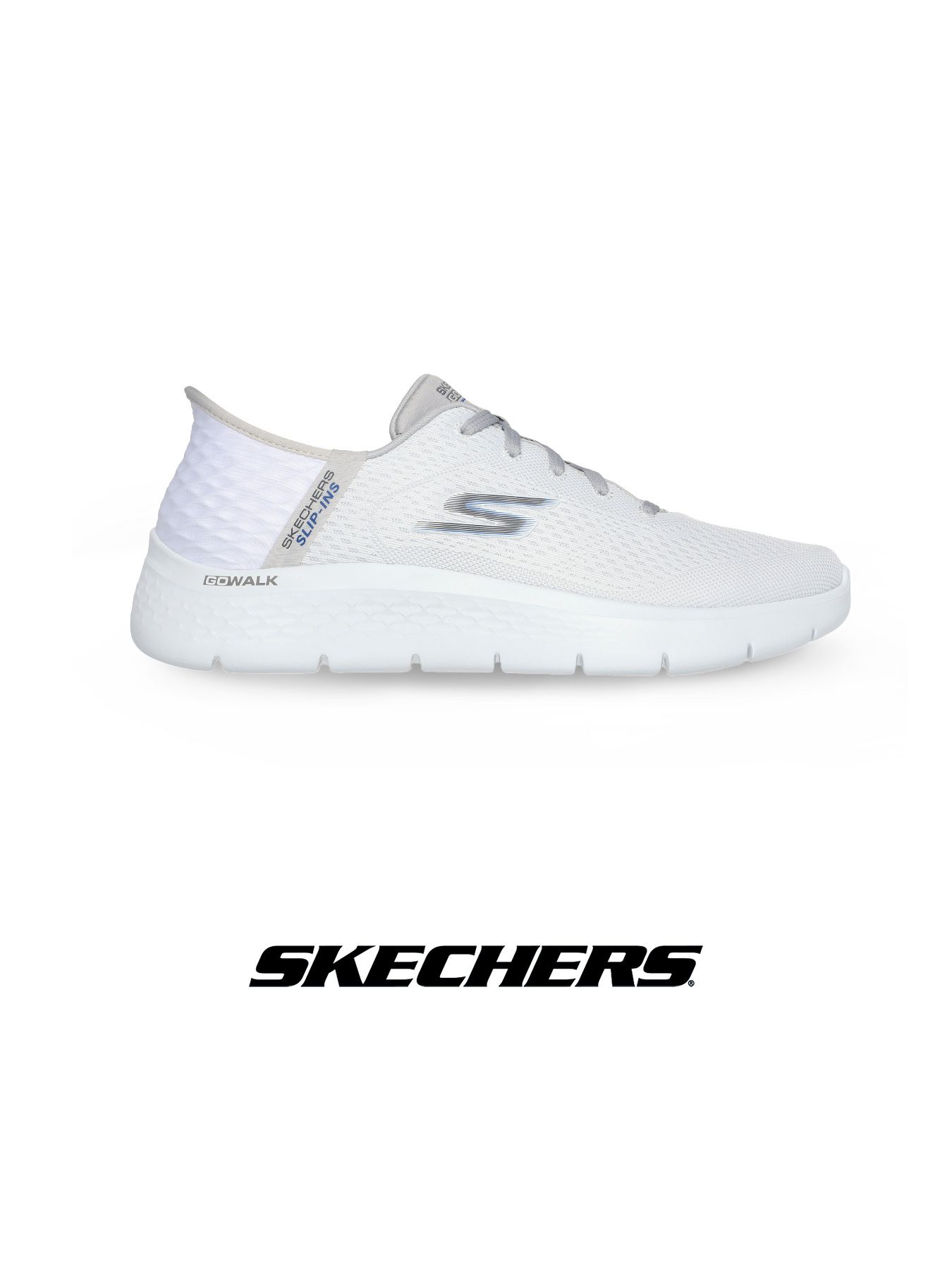 Sneaker Skechers – Go Walk Flex, wit-grijs