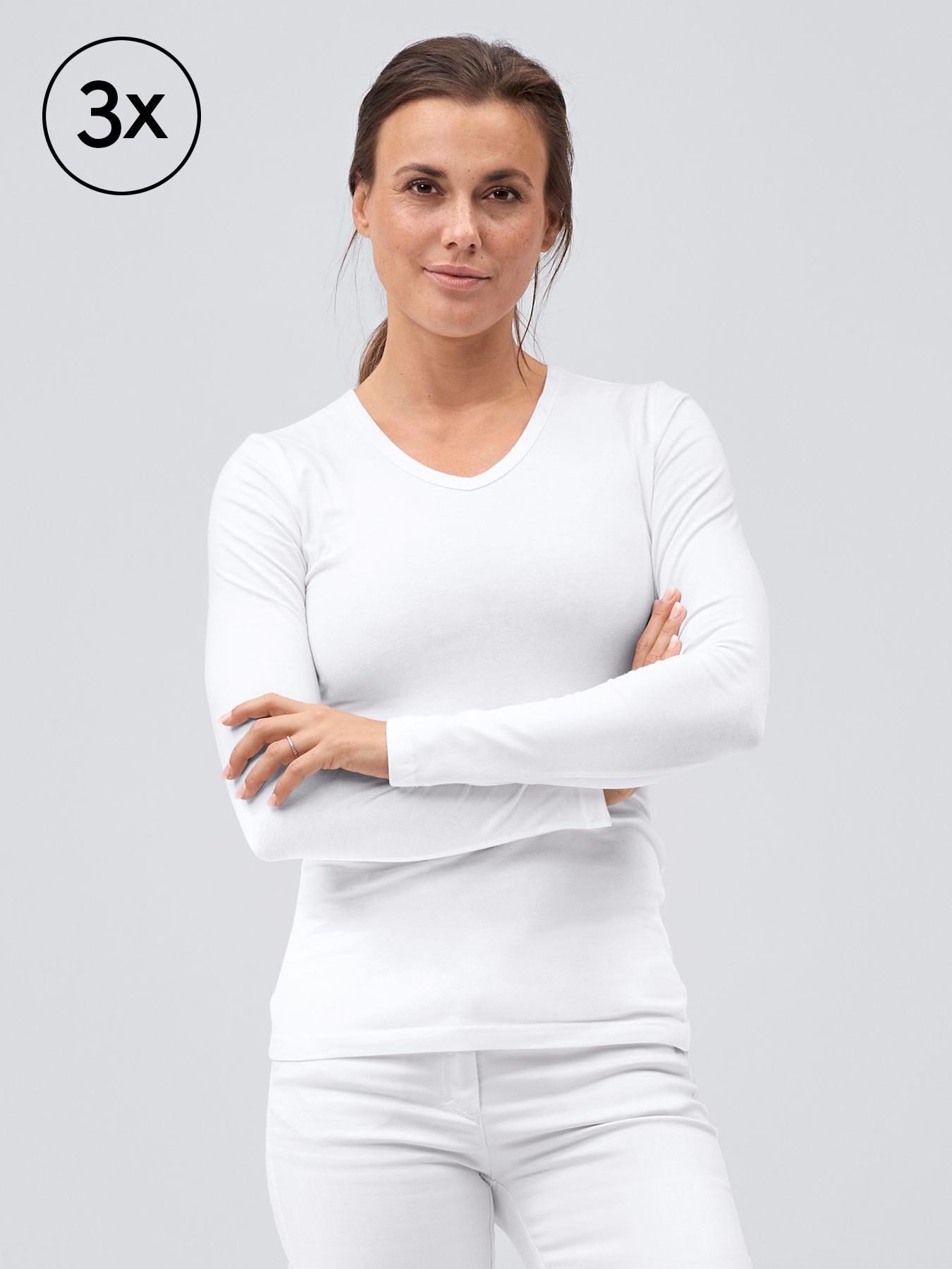 Shirt met lange mouwen OSLO 3-pack
