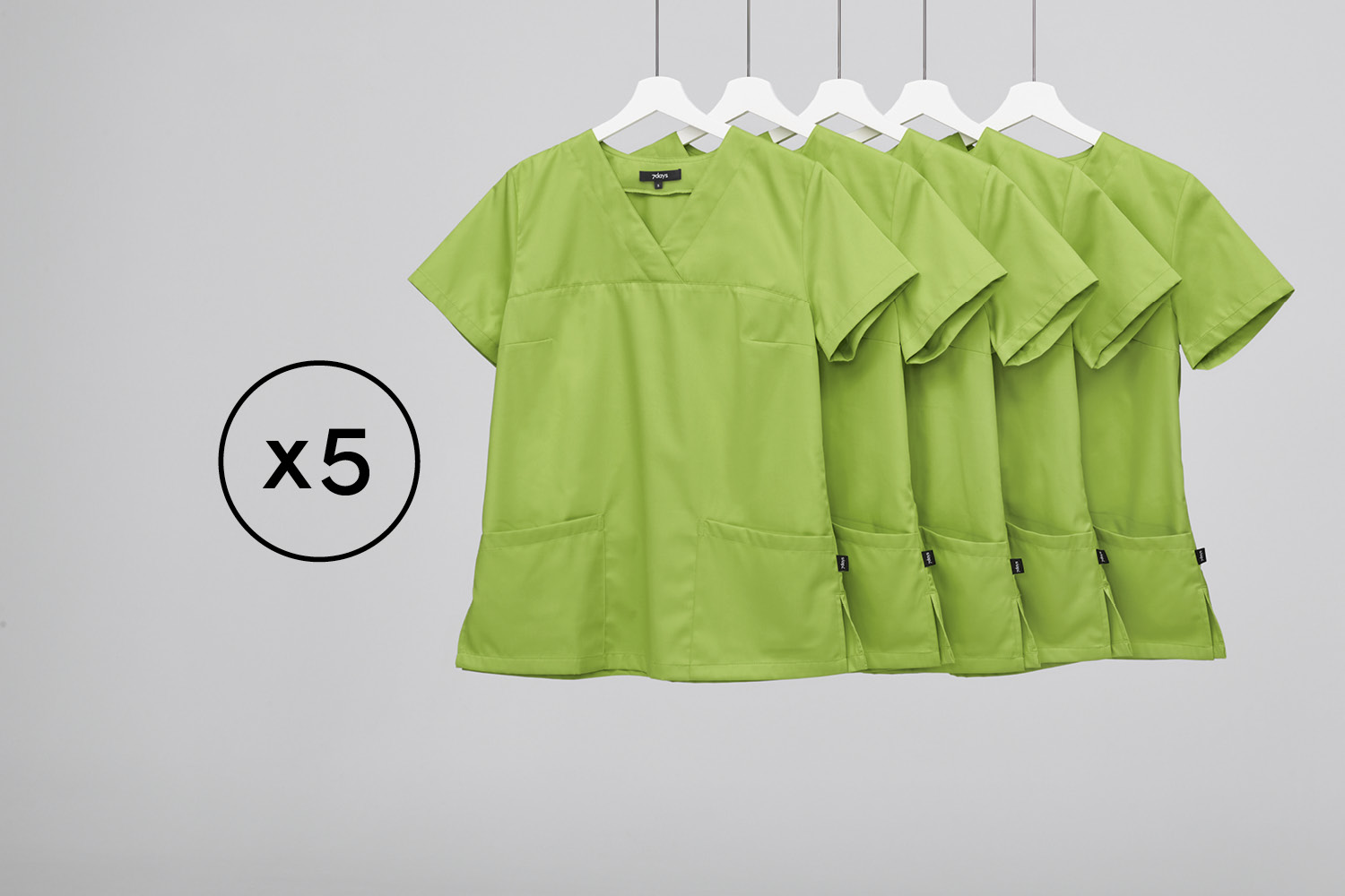 5 keer hetzelfde shirt uit het 7-daagse multipack
